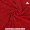 thumbnail image 2 of Gold Textiles Luxury 10 Piece Towel Set (Bath Mat 27x54, Hand Towel 16x30, Washcloth 13x13, Bath Mat 22x34) Ultra Plush Absorbent Cotton Towels For Bathroom (Red, 10 Piece Towel Set), 2 of 6