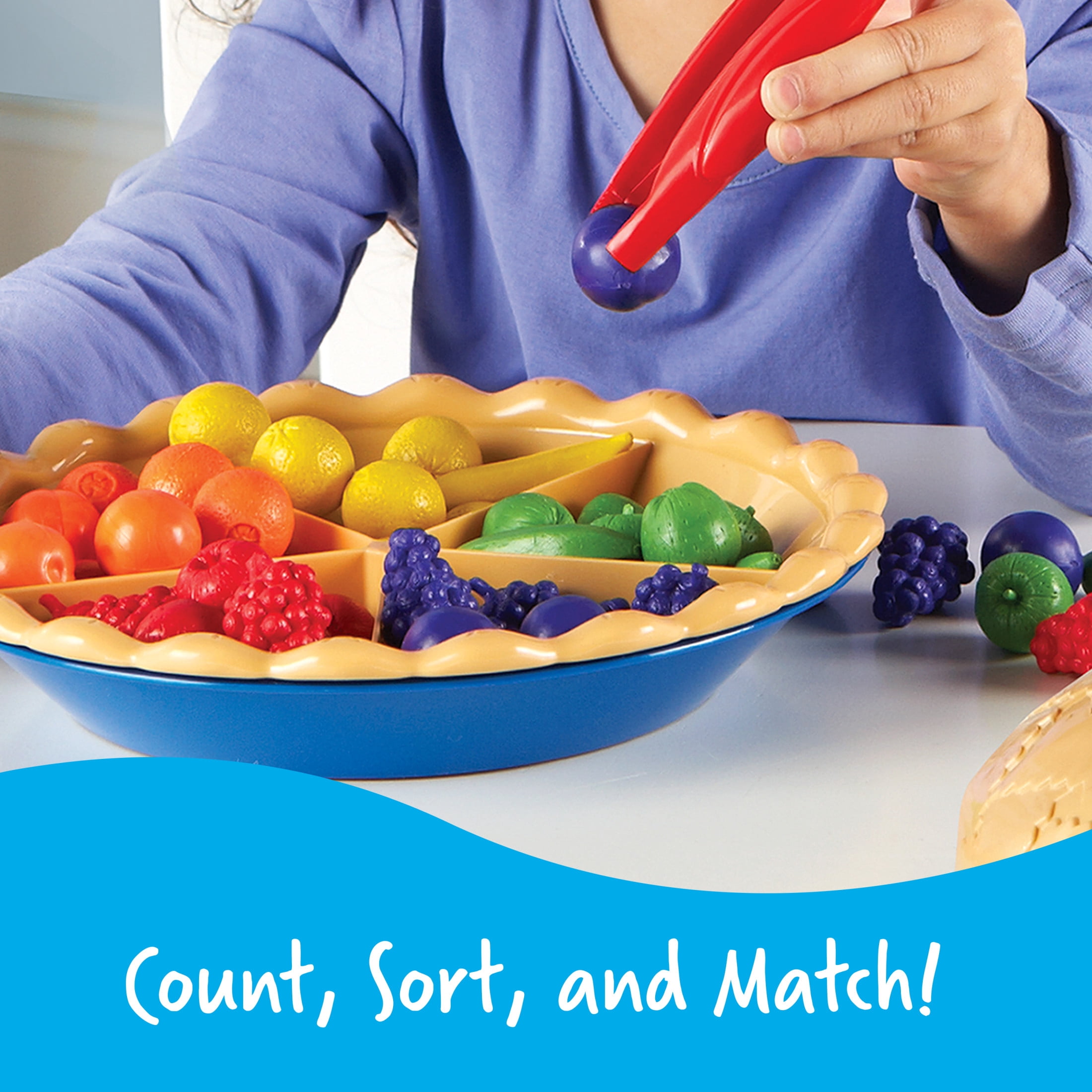 Learning Resources Super Sorting Pie - Food Toys, Counting and Sorting, Ages 3+