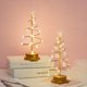 thumbnail image 4 of Lámpara de árbol de Navidad, árbol de Navidad en espiral de cristal con estrella brillante, para decoración de mesa navideña, 4 of 7