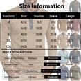 thumbnail image 2 of Henley Shirts for Men Ribbed Knit Long Sleeve Shirts Muscle Casual Loose Fit Color Block Trendy Fall Basic Top Lightweight Dressy Work Office Tees Business Pullovers, 2 of 6