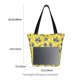 thumbnail image 3 of Fotbe Honeybee Bolsa de Playa con Estampado, Bolsa de Hombro, Bolsa de Mano Espaciosa, Bolsa de Viaje Ligera, Bolsa de Compras Versátil, 3 of 6