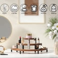 3-Tier Wooden Display Risers, Rustic Cupcake Stand, Perfume Organizer ...