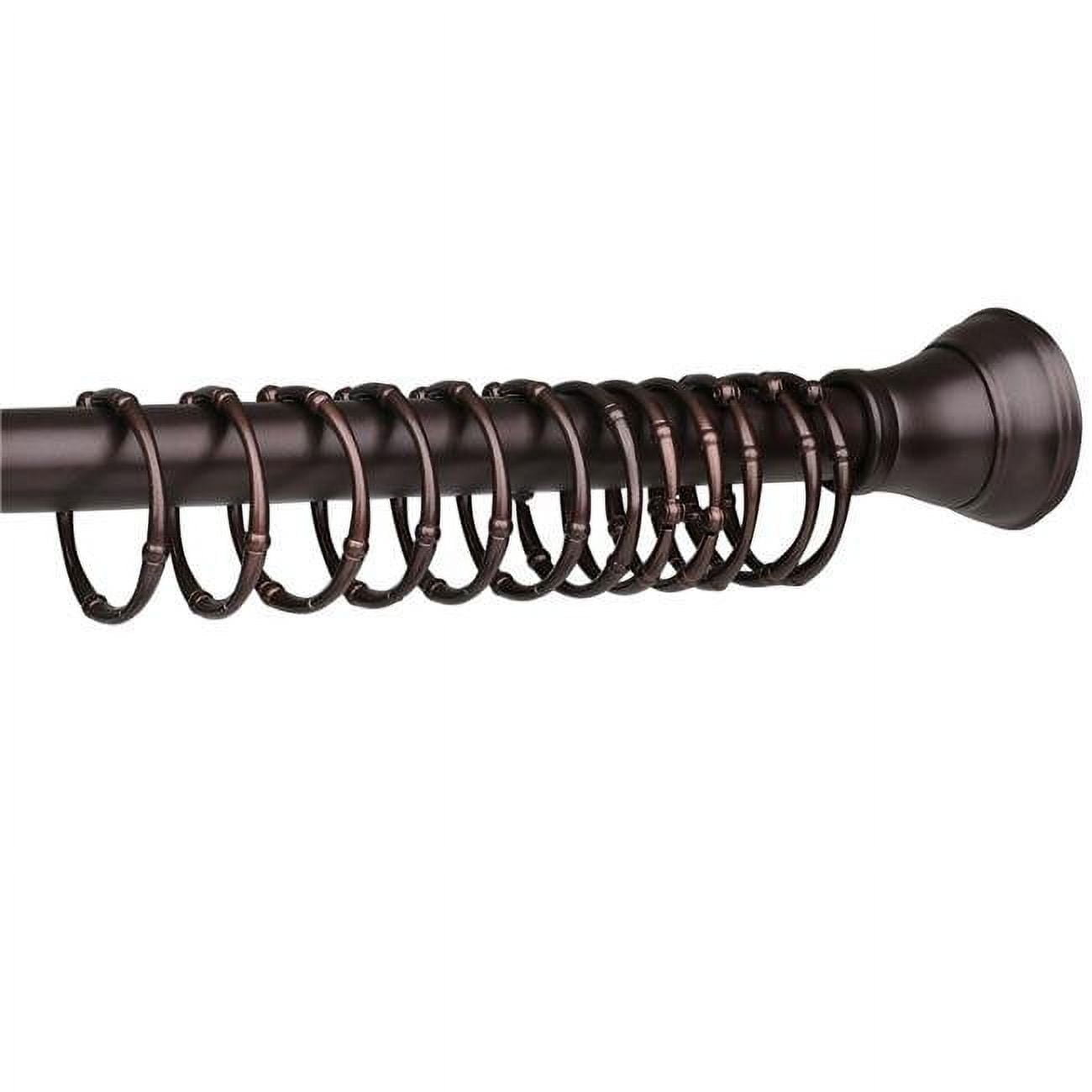 Utopia Alley Shower Hooks - Shower Curtain Rings for Bathroom - Rust Proof Shower Curtain Hooks for Shower Curtain or Liner - Set of 12, Oil Rubbed Bronze