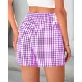 thumbnail image 2 of Shorts PRETTYGARDEN Pijama de Algodón Verano 2025 XXL Morado, 2 of 9