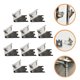 thumbnail image 4 of 10 piezas de clips para estantes de congelador, soportes para estantes de refrigerador, clip de acero inoxidable para estantes, 4 of 7