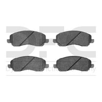 Dynamic Friction Company 5000 Advanced Brake Pads - Semi Metallic 1552-0866-00-Front Set For 2007-2010 Chrysler Sebring, 2012-2014 Dodge Avenger, 2012-2016 Jeep Compass, 2012-2016 Jeep Patriot