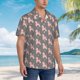 thumbnail image 3 of Balery Poodle Dog Camisas hawaianas de manga corta para hombre, camisas playeras de corte holgado, camisas de vacaciones con botones,Small, 3 of 7