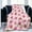 Cute Strawberry Dot Pattern, variant on Cute Strawberry Flower Pink Blanket, Soft Blankets Flannel Bed Throw Cozy Lightweight Plush Gifts for Women Men Boys Girls Kids Sofa Couch Bedroom Warm All Season, Home Decor, Small 50"x40"
