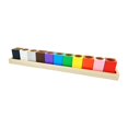 thumbnail image 1 of Portalápices de colores con forma de crayón, estuche de arcoíris colorido, organizador de marcadores para aulas, juegos de conteo para niñas y niños., 1 of 8