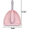 thumbnail image 2 of Mini Hand Whisk Broom and Snap-on Dustpan Set, Portable Dust Pan Set for Floor, Sofa, Desk, Keyboard, Car, 2 of 7