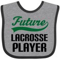 thumbnail image 3 of Inktastic Future Lacrosse Player Boys Baby Bib, 3 of 4