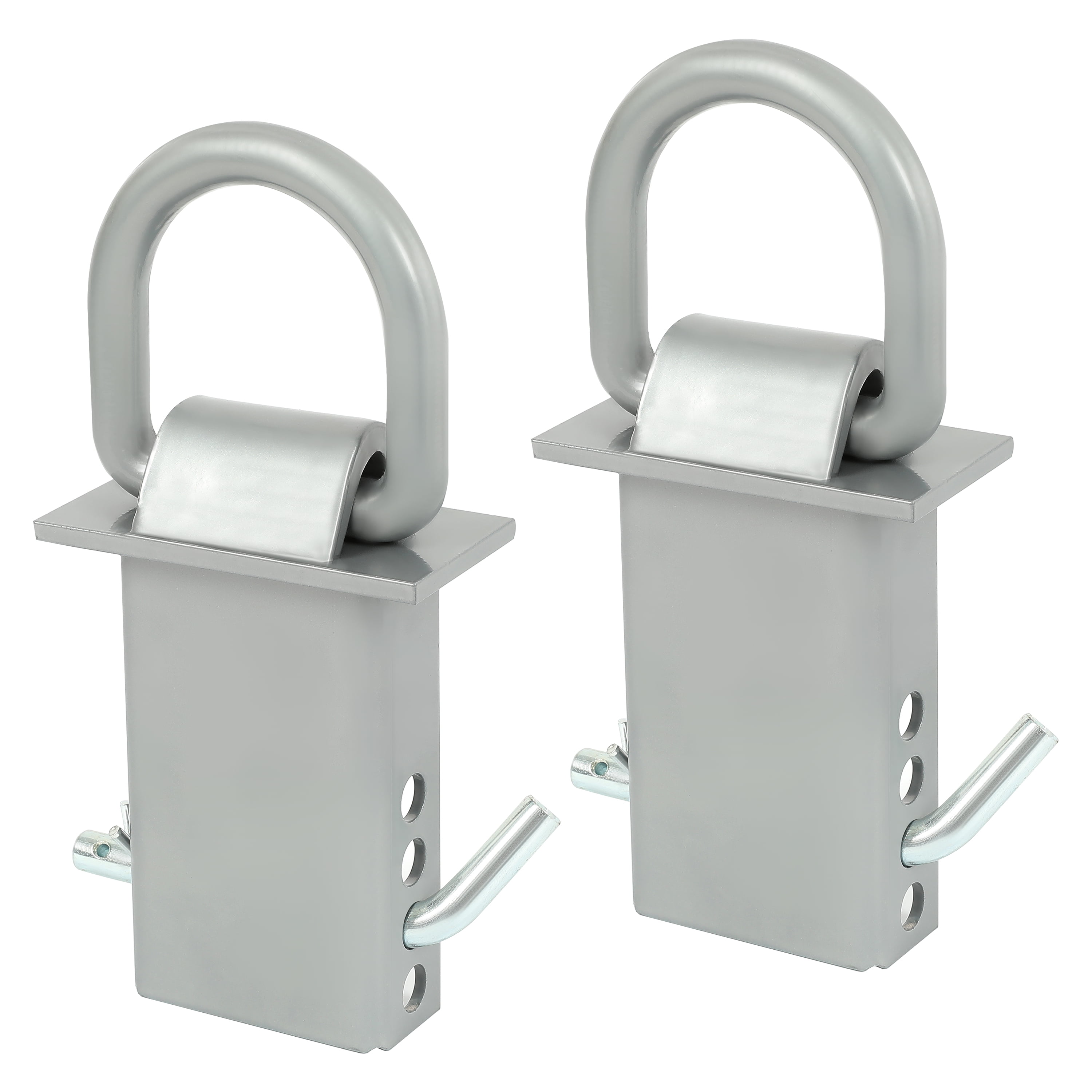 KOJEM 2 Pcs Heavy Duty Trailer Stake Pocket D Ring Zinc Coated 5400 Lbs Load Limit - 2 Pack