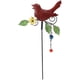 thumbnail image 2 of Estacas de metal decorativas para jardín | Flores de metal repujado con pájaros y hojas | Decoración primaveral para exteriores, ideal para patio, jardín y macetas, 2 of 8