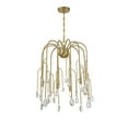 thumbnail image 3 of Noble Brass Six Light Chandelier from the Anholt Collection, 3 of 5