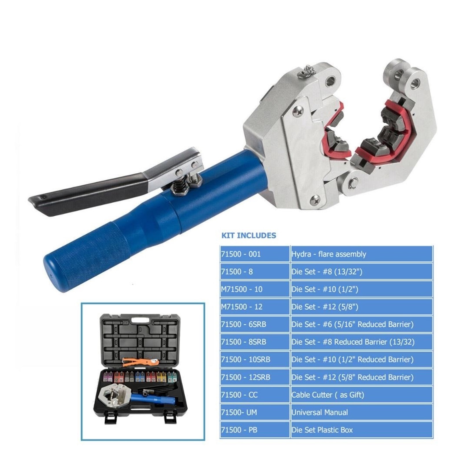 Hydraulic Hose Crimper Tool IG-71500 Hose AC Crimping Tool For Barbed And Beaded Hose Fittings
--------
,Super Fast Cutting Speed