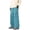 c-341Blue1387, variant on PIMSSY Men Casual Pants Utility Joggers High Waist Loose Straight Leg Wide Trousers Autumn Male Breathable Solid Color Slacks