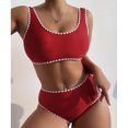 thumbnail image 3 of Conjuntos de bikinis de color sólido sin espalda de cintura alta dividida para mujer OAVQHLG3B Store lin121212, 3 of 3