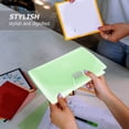 thumbnail image 4 of OUNONA Folder Organizador Multi Bolsillo Claro Para Documentos Y Recibos En Oficina, 4 of 8