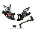 thumbnail image 2 of CNC Black Rearsets Footpegs Footrest For Suzuki GSXR1000 GSXR1000R 2017-2022, 2 of 4
