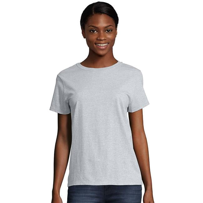 Hanes Hanes Women's Relaxed Fit Authentic Essentials Crewneck TShirt