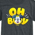 thumbnail image 3 of Disney - Oh Boy Mickey Face - Men's Short Sleeve Graphic T-Shirt, 3 of 5