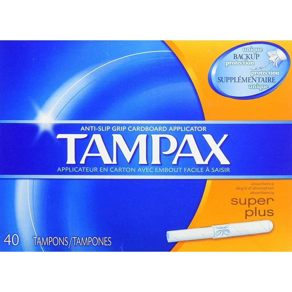 Tampax Tampons With Cardboard Applicator Super Plus 40 Ea 1 Pack 2