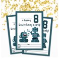 thumbnail image 2 of Darling Souvenir White Birthday Invitation Card Printable Fill or Write In Blank Invites Party Supplies Pack Of 28 5 x 7 Inches, 2 of 5