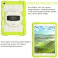 thumbnail image 4 of Kids Friendly Case for Apple iPad 9th 8th 7th Gen, for iPad 10.2" 2021/2020/2019 Tablet Case - with Rotate Wristband Hidden Stand Shoulder Strap Military Grade Shockproof Cover - Mint, 4 of 7