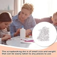 thumbnail image 3 of relayinert Kids Scrapbooking Die Portable Replacement Flower Shape Reusable Manual Card Making Album Year Book Stencil Mold Tool, 3 of 6