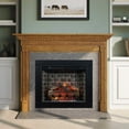 28 Inch Electric Fireplace Insert Trim Kit, 3 Inch Trim, Electric
