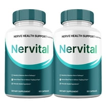 (2 Pack) Nervital Capsules, Nervi tal Supplement for Nerve Health, Advanced Maximum Strength Pills Cognitive and Brain