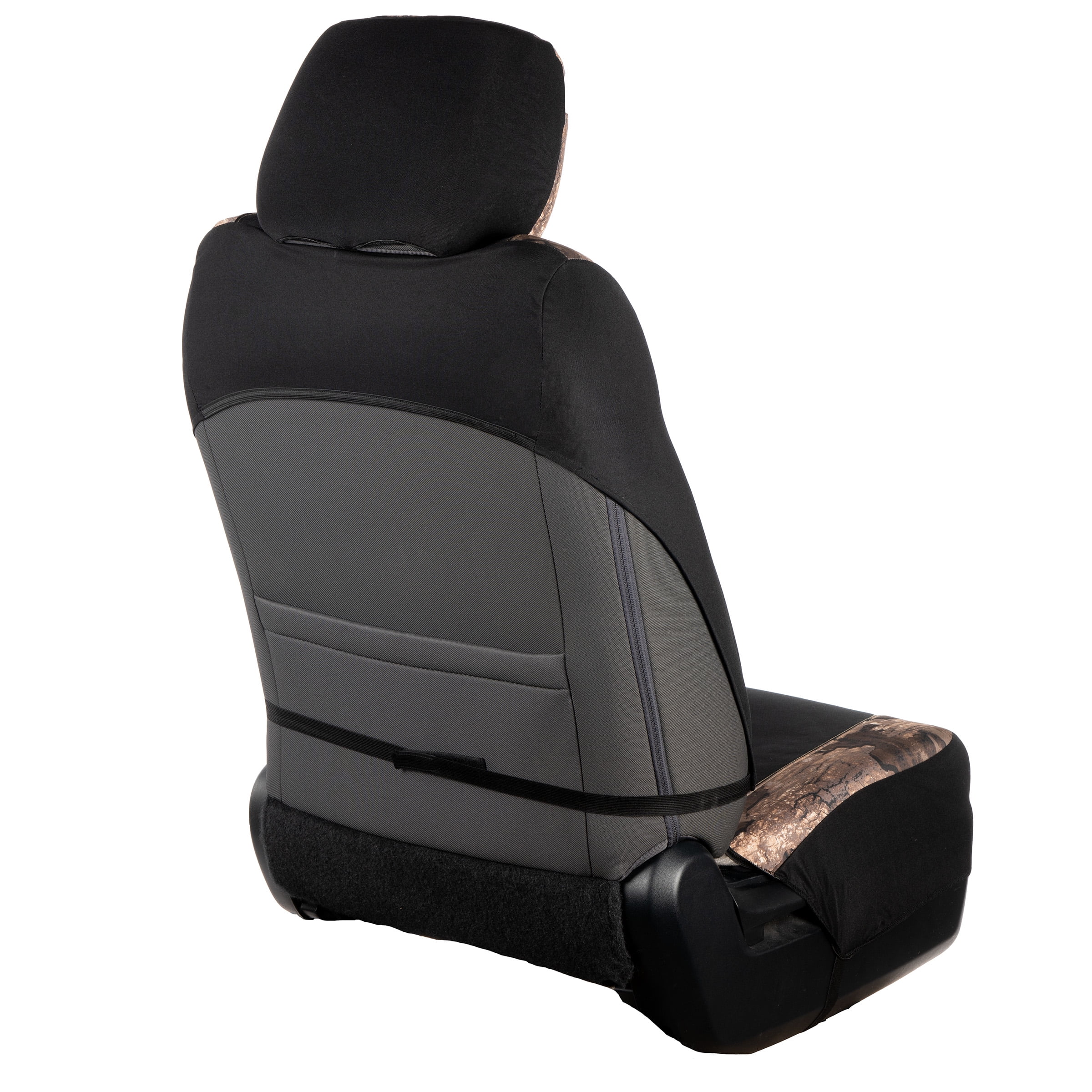 Browning Universal Low Back, Water and Dirt Resistant Car, Truck, and SUV Seat Covers, 2 Pack, Morgan (Realtree Edge)