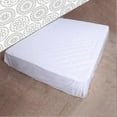 thumbnail image 4 of Queen Size Pure White Polyester Soft Comfortable Mattress Protector Cover Household Bedroom Use, 4 of 5