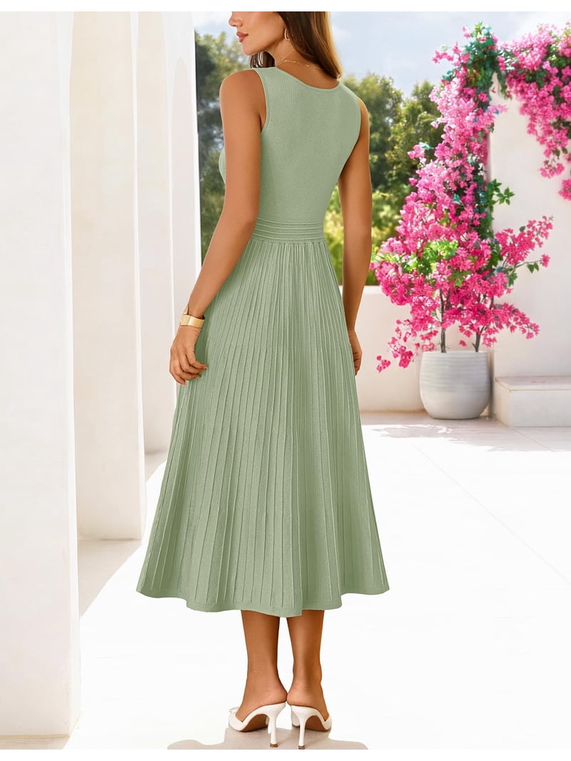 merokeety dress Womens Summer Dresses V Neck Short Sleeve Boho Floral Tiered Midi with Pockets Green m formal cocktail gatherings MEROKEETY Women's Summer Floral Maxi