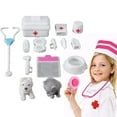 thumbnail image 1 of Mini Mignons 10 Pcs/ensemble Jouets Éducatifs Infirmière Simulation Plastique Jeu de Rôle Médecin Jouet, 1 of 4