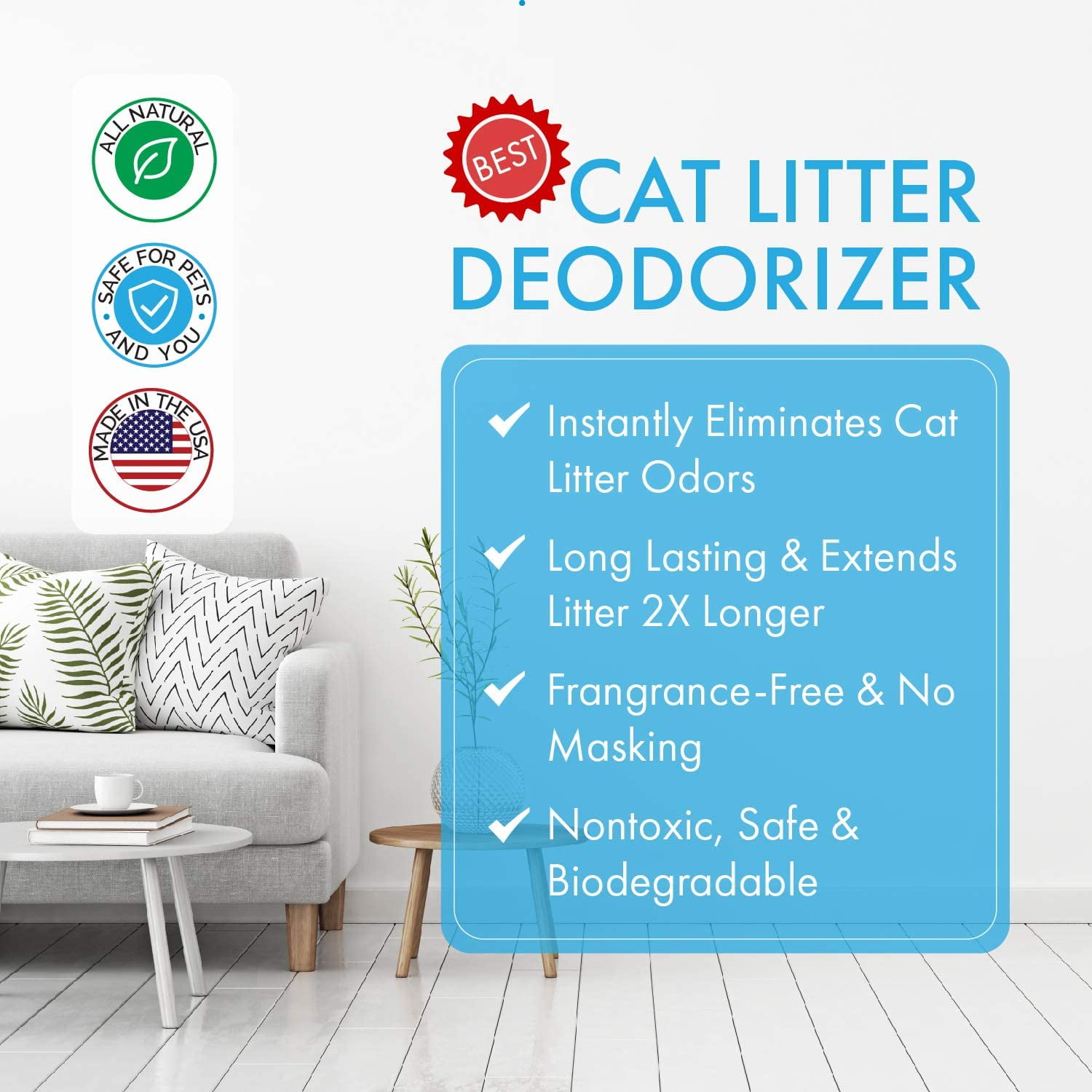 Nonscents cat clearance litter deodorizer ingredients