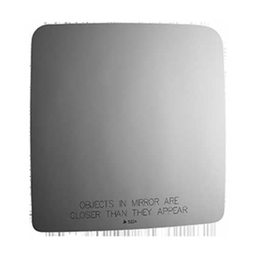 Burco Side View Mirror Replacement Glass - Clear Glass - 5224