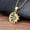 Gold, variant on 2025 New Gold Pendant Necklace for Women,14K Gold Plated Cubic Zirconia Sun and Moon Necklace Cute Minimalist Diamond Gemstone Turquoise Chain Choker Sunflower Necklace Jewelry Gifts for Women