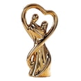 thumbnail image 4 of Estatuilla de Pareja Macarena Escultura de Amantes Adorno del Día de San Valentín Oro, 4 of 8