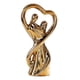 thumbnail image 4 of Figura de pareja, estatua de pareja, decoración del hogar, arte, artesanía, coleccionable, decorativo Oro, 4 of 9