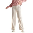 thumbnail image 2 of Women’s Wide-Leg Corduroy Pants, Ivory, S, 2 of 5