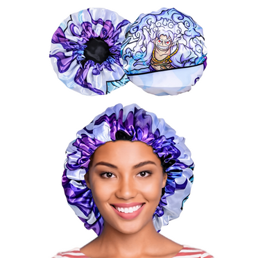 Silky Design Bonnet with Elastic Soft Band, Hair Braid Adjustable Women and Men Bonnets for Sleeping, Comfortable Satin Fabric Bonnet