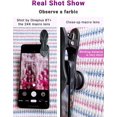 thumbnail image 5 of Apexel Professional 12X/24X Advanced Macro Lens for iPhone 11/11 Pro/11 Pro Max/XS/XS Max/XR/X/8/8+, Galaxy Note 10/10+/S10/S10+, OnePlus, Huawei and More, 5 of 8