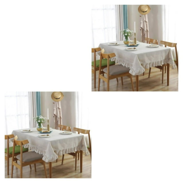 Guardoinrt Nappe Rectangulaire Facile d'Entretien Robuste et Durable 140*180CM 2Ensemble