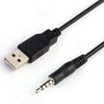 thumbnail image 2 of Cable adaptador de carga de audio auxiliar de 3,5 mm a USB 2.0 macho para MP3 de coche, 2 of 3