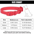 thumbnail image 2 of Dog Collar Soft Rubber Dog Collar with Safety Buckle Adjustable Pet Collars for Small Medium Large Dogs -L, 2 of 5