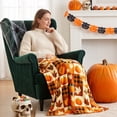 thumbnail image 6 of Darzheoy Halloween Throw Blanket, Soft Cozy Printed Flannel Decorative Blanket, Plush Warm Lightweight Reversible Throw Blanket, Halloween Blanket for Bedroom, Living Room, 6 of 7