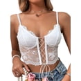 thumbnail image 5 of Gzhioc Women Sleeveless Camisole with Adjustable Bandage,Mesh Perspective Summer Clothing, 5 of 8