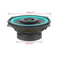 thumbnail image 4 of Car Tweeter Audio Speaker 4 Inch 100W Super Power Loud Sound Clear Tone Quality High Temperature Anti Aging PE Rubber Edge for Vehicle Door Music System Black Green, 4 of 7