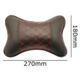 thumbnail image 4 of Almohadas Btafrte para Coche Reposacabezas Cuero PU Alivio del Dolor Negro, 4 of 9
